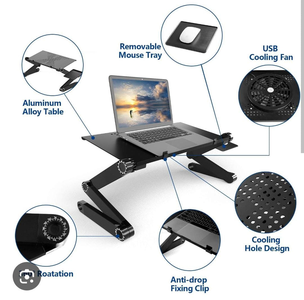 SOPORTE PLEGABLE DE ALUMINIO PARA ORDENADOR PORTATIL