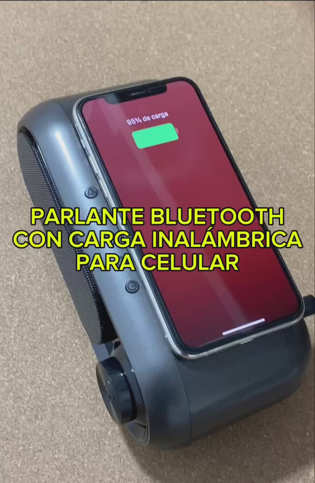 PARLANTE | CARGADOR INALAMBRICO